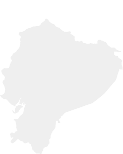 Silhouette of Ecuador